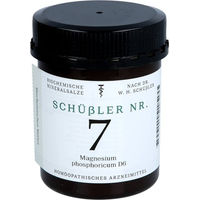 Produktbild von Schüssler Nr. 7 Magnesium phosphoricum D 6 Tabletten 1000 Stück für Kinder laktosehaltig