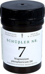 Schüssler Nr. 7 Magnesium phosphoricum D 6 Tabletten 400 Stück – Bild 1 von 2