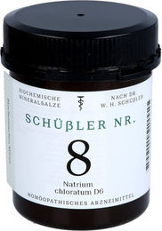 Schüßler Nr. 8 Natrium chloratum D 6 Tabletten für Erwachsene und Kinder – Bild 1 von 2