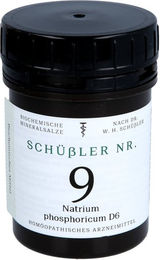 Schüßler Nr. 9 Natrium phosphoricum D 6 Tabletten 400 Stück – Bild 1 von 2