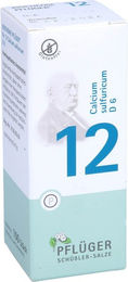 Schüßler-Salz Nr. 12 Calcium sulfuricum D6 Pflüger Tabletten vegan glutenfrei 100 Stück – Bild 1 von 2