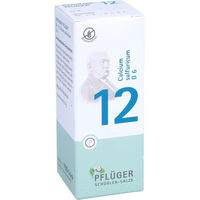 Produktbild von Schüßler-Salz Nr. 12 Calcium sulfuricum D6 Pflüger Tabletten vegan glutenfrei 100 Stück