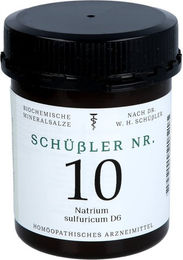 Schüssler Nr. 10 Natrium sulfuricum D 6 Tabletten von Apofaktur e.K. 1000 Stück – Bild 1 von 1