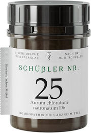Schüssler Nr. 25 Aurum chloratum natronatum D 6 Tabletten – Bild 1 von 1