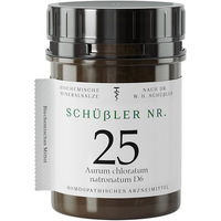 Produktbild von Schüssler Nr. 25 Aurum chloratum natronatum D 6 Tabletten