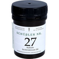 Produktbild von Schüssler Nr. 27 Kalium Bichromicum D 6 Tabletten von Apofaktur e.K.
