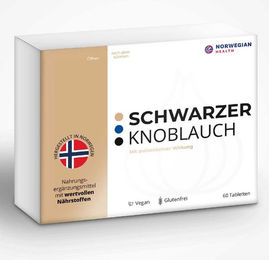 Schwarzer Knoblauch mit antioxidativer Wirkung Tabletten 60 Stück von apodiscounter – Bild 1 von 1