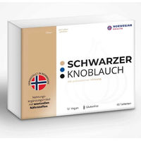 Produktbild von Schwarzer Knoblauch mit antioxidativer Wirkung Tabletten 60 Stück von apodiscounter