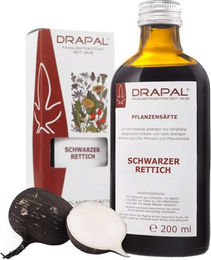 Schwarzer Rettich Pflanzensaft zuckerfrei und alkoholfrei 200 ml – Bild 1 von 1
