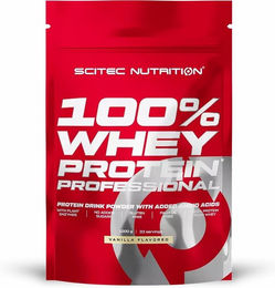 Scitec Nutrition 100% Whey Protein Professional Konzentrat Pulver glutenfrei 1000 g – Bild 1 von 2