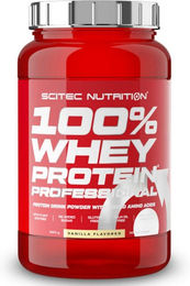 Scitec Nutrition 100% Whey Protein Professional Vanille 920g Pulver glutenfrei – Bild 1 von 2