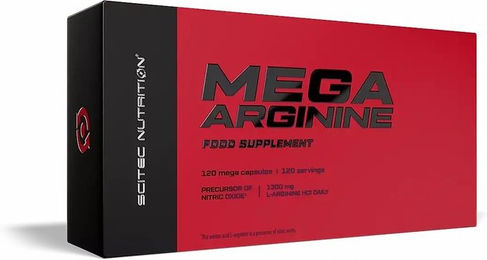 Scitec Nutrition Mega Arginine L-Arginin Kapseln 120 Stück – Bild 1 von 1