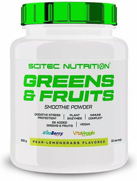Scitec Nutrition Vita Greens & Fruits Superfood-Mischung mit Kräuter-Komplex Pulver 600 g – Bild 1 von 1