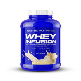 Scitec Nutrition Whey Infusion Protein Pulver Peanutbutter 2000g zuckerarm glutenfrei – Bild 1 von 1
