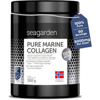 Produktbild von Seagarden Marine Collagen Pulver Typ I und III, zuckerfrei und ohne Zusatzstoffe, 300 g