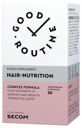 Secom Hair Nutrition Good Routine Kapseln zur Unterstützung von Haarwiderstandsfähigkeit und Elastizität 30 Stück – Bild 1 von 1