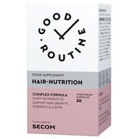 Produktbild von Secom Hair Nutrition Good Routine Kapseln zur Unterstützung von Haarwiderstandsfähigkeit und Elastizität 30 Stück