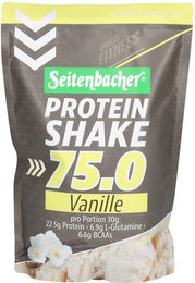 Seitenbacher Protein Shake Vanille Pulver ohne Zusatzstoffe 750 g – Bild 1 von 2