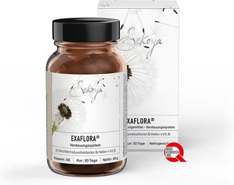 Sekoya Swiss Exaflora Präbiotika und Probiotika mit 20 Milliarden Bakterien vegan Kapseln – Bild 1 von 1