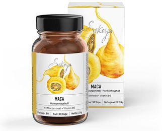 Sekoya Swiss Maca Extrakt 4:1 mit Vitamin B6 Kapseln 60 Stück – Bild 1 von 1