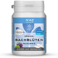 Produktbild von Selbstvertrauen Kaugummi nach Dr. Bach von Hager Pharma, zuckerfrei, vegan und glutenfrei, 40 Stück