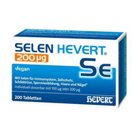 Produktbild von Selen Hevert Natriumselenit Tabletten 200 µg 200 Stück für Erwachsene