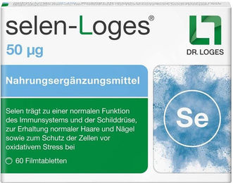 Selen-Loges Filmtabletten mit Natriumselenit 50 µg 60 Stück – Bild 1 von 2
