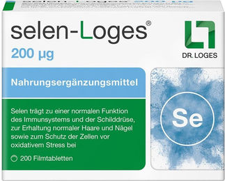 Selen-Loges Natriumselenit Filmtabletten 200 µg 200 Stück – Bild 1 von 1