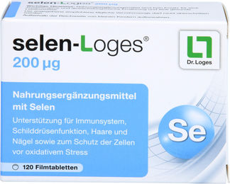 Selen-Loges Selen Natriumselenit 200 µg Tabletten 120 Stück – Bild 1 von 1