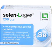 Produktbild von Selen-Loges Selen Natriumselenit 200 µg Tabletten 120 Stück