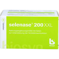 Produktbild von Selenase 200 XXL Tabletten von biosyn Arzneimittel GmbH mit 200 mg Selen, 90 Stück