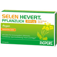 Produktbild von Selenhefe Hevert Selen Kapseln mit pflanzlichem Ursprung 200 µg 60 Stück