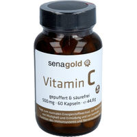 Produktbild von Senagold Vitamin C gepuffert und säurefrei Calciumascorbat Kapseln