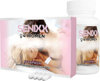 Senixx 4 Women Kapseln mit Traubenkern Extrakt, Maca, Zink und L-Arginin für Frauen 60 Stück – Bild 1 von 4