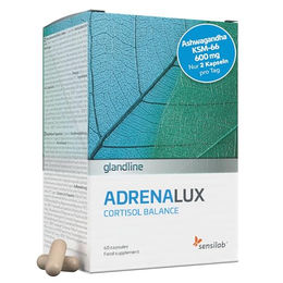 Sensilab AdrenaLux Ashwagandha Rhodiola Rosea Magnesium Vegan Glutenfrei 60 Kapseln – Bild 1 von 5