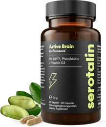 Serotalin Active Brain Performance Kapseln mit 5-HTP Vegan 60 Kapseln – Bild 1 von 7