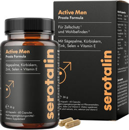 serotalin Prostata Komplex Kapseln mit Kräuter-Komplex vegan 60 Stück – Bild 1 von 2