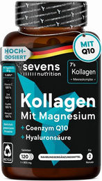 SEVENS NUTRITION Kollagen Kapseln aus Fisch marin glutenfrei laktosefrei ohne Zusatzstoffe 120 Stück – Bild 1 von 4