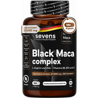 Produktbild von SEVENS NUTRITION Maca Kapseln vegan glutenfrei laktosefrei 180 Stück
