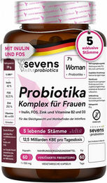 SEVENS NUTRITION Probiotics Kapseln für Frauen glutenfrei laktosefrei ohne Zusatzstoffe 60 Stück – Bild 1 von 3