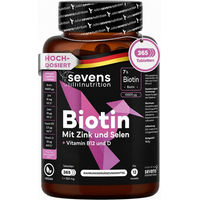 Produktbild von SEVENS NUTRITION Zink Biotin Selen Kombination Tabletten vegan glutenfrei laktosefrei