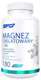 SFD Magnesium Chelat mit Vitamin B6 Bisglycinat Tabletten für Sportler 180 Stück – Bild 1 von 1