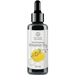 Shanab Pharma Vitamin D3 Tropfen mit 3300 IE pro Portion, 30 ml Öl ohne Zusatzstoffe – Bild 1 von 2