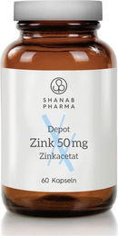 Shanab Pharma Zink 50 mg Zinkacetat Kapseln 60 Stück – Bild 1 von 1