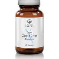 Produktbild von Shanab Pharma Zink 50 mg Zinkacetat Kapseln 60 Stück