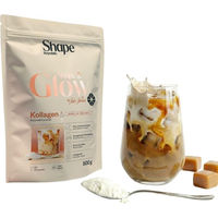 Produktbild von Shape Republic Premium Kollagen Pulver Karamell Typ I & III aus Weidehaltung 500 g zuckerfrei und ohne Zusatzstoffe