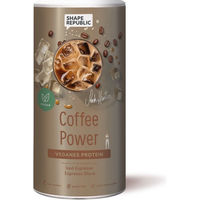 Produktbild von Shape Republic Veganes 3K Mehrkomponenten Protein Pulver Kaffee zuckerfrei und glutenfrei