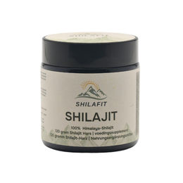 Shilafit Himalaya Shilajit Bio Harz mit Fulvinsäure und Mineralien 120 g – Bild 1 von 2