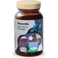 Produktbild von ShroomMe Löwenmähne und Chaga Pulver vegan 45,54 g