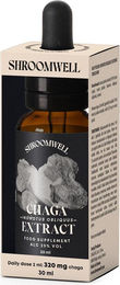 SHROOMWELL Chaga Pilz Extrakt Tropfen 30 ml – Bild 1 von 1